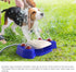 Cosirttx 4 Outdoor Dog Water Play Sprinkler,Step On Dog Water System,Safe Self Watering Doggie Drinking Fountains