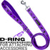 EcoBark Reflective Dog Leash, 4 FT / 5 FT / 6 FT, Eco-Bright with Padded Handle for Small and Medium Dogs (Purple)