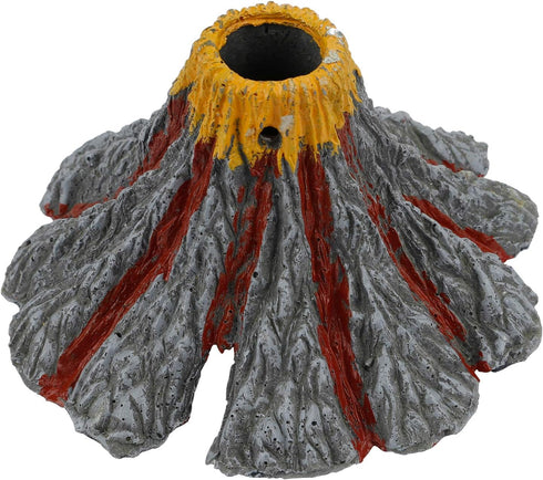 Uniclife Aquarium Volcano Ornament Kit with Air Stone Bubbler for Fish Tank Decorations