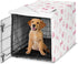 48in. Sweet Jojo Designs Large Dog Crate Cover (Bones and Paw Prints) for Girls Pet Cage, Kennel Covers (Modern