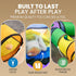 5-Way Genius Cat Tunnels for Indoor Cats - Large Customizable Tunnel Tube System with Hanging Toys, Storage Bag