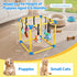 8 19.5"x19.5"x19.5" Liitrton Puppy Play Gym - Small Dogs Play Gym with Hanging Toys, Indoor Puppy Jungle Gym