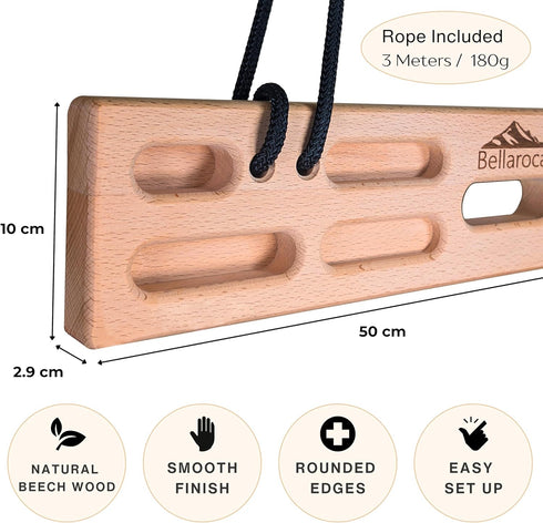 Bellaroca | Portable Climbing Hangboards for Climbing Training, Professional Climbing Boards for Finger Strenght