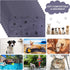 Chumia 8 Pcs Bulk Towels for Drying Dogs - Microfiber Quick Drying Pet Bath Towels for Medium Dogs (55 x 28 Inch, Gray)