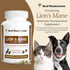 Wellbeing 120 Count Real Mushrooms Lions Mane Pet Mushroom Supplement Pet Capsules for Cat & Dog Supplement & Vitamins
