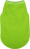 Colorful Sleeveless Cotton Shirts for Dogs - Breathable Pet Apparel for Small to Medium Dogs (Green, L)