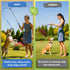 lamfer Flirt Pole for Dogs, Tether Tug Outdoor Dog Toy, Interactive Toys for Large Breed & Puppies, Agility Training