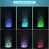 Pawfly 2 Inch Aquarium Air Stone Disc with LED Light, Fine Bubbler Diffuser with Tubing for Fish Tank