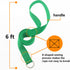 Slip Lead Dog Leash - 10 pcs Colorful 6 FT Short Dog Leashes with O-Ring for Small Large Dogs Puppy Cats Walking Training Running Rescues Grooming Shelter,etc.