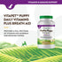 NaturVet VitaPet Puppy Daily Vitamins Plus Breath Aid, 60 ct Time Release Chewable Tablets, Made in USA