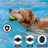 Waterproof Airtag Dog Collar Holder, Compatible with Apple AirTag, Silicone Anti-Lost Case for Pet GPS Tracker (Black)