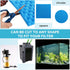 9 17 11 Inch 1/2 1 Inch, Pcs Fish Pond Foam Aquarium Filter Sponge Wave Shape Coarse Foam for Fish Tank Sump Pond x x