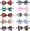 Segarty 10 PCS Bulk Dog Bow Ties with Adjustable Collar, Grooming Bowknot for Pet Photography Gifts
