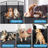 Dog Crate Kennel Pad Mat Liner, Waterproof Non-Slip Crate Tray for Training, 29" x 48", 2 Pack