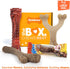 Nylabone Dog Toy Gift Box - Includes 3 Strong Chew Toys and 1 Dog Treat, Chew Toys for Large Dogs, Large/Giant (4 Count)