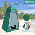 50+ anngrowy Shower Tent Pop-Up Privacy Tent Camping Portable Toilet Tent Outdoor Camp Bathroom Changing Dressing Room