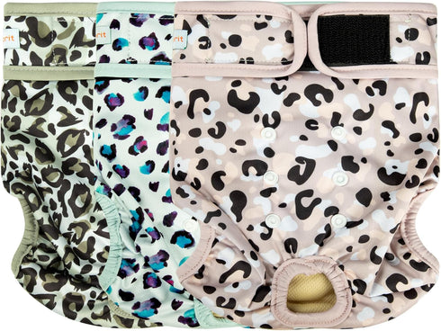 Langsprit Washable Female Dog Diapers - Doggie Reusable Diapers for Doggy Puppy