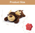 Dog Heartbeat Toy for Separation Anxiety Relief - Automatic Timing Heartbeat Stuffed Animal for Dogs and Cats