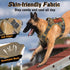 rabbitgoo Medium No Pull Dog Harness - Tactical Service Vest with Molle, Adjustable, Brown Camo