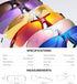Xagger Polarized Wrap Around Sport Sunglasses for Men Women, UV400 Baseball Softball Glasses