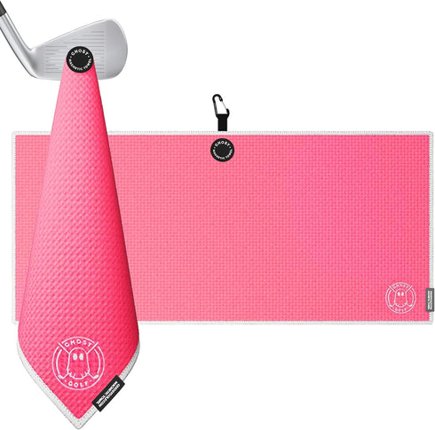 Ghost Golf Magnetic Towel (Caddie) - Ultra-Absorbent Microfiber Towel with Magnet for Golf Carts