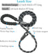 iYoShop 6 FT Durable Slip Lead Dog Leash with Padded Handle and Highly Reflective Threads, Dog Training Leash, (Medium/Large, 35~120 lbs, Black)