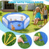 Sunnymove Small Animal Playpen & Grooming Kit, Portable Foldable Pet Playpen with Mesh Top for Rabbits, Guinea Pigs