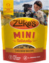 Zuke’s Mini Naturals Soft And Chewy Dog Treats for Training Pouch, Chicken Recipe - 6.0 OZ Bag