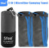 Sfee 2 Pack Microfiber Travel Towel Set - Quick Dry, Super Absorbent, Compact Lightweight Towels for Beach, Gym, Hiking