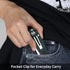 Outdoor Pocket Knife for Men, G10 Handle, 2.95-inch 8Cr13MoV Stainless Steel Blade, Portable Pocket Clip