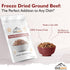 10 7-Year Pack 1 MOUNTAIN ESSENTIALS Freeze-Dried Ground Beef Pre-Cooked and Ready-to-Eat Hamburger Meat | Everyday
