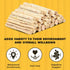 SunGrow Sweet Bamboo Chew Sticks for Rabbits, 100g, Bunny Molar Chew Sticks for Small Animals