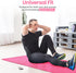 Robust Yoga Mat - 1/4" Thick Non-Slip Mat with Position Lines, Includes Strap and Storage Bag, Eco-Friendly TPE