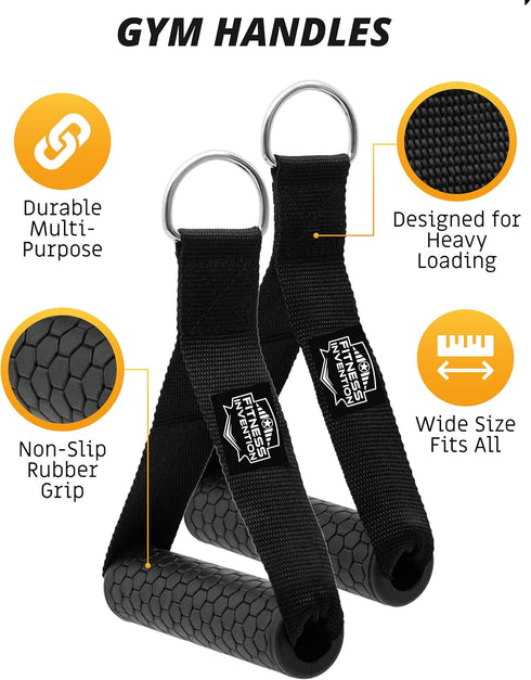 Tricep Rope Cable Attachment, 35" Pull Down Rope, Gym Equipment Cable Handles, Rope Attachment for Cable Machine