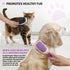 Pet Grooming Brush - Two-Sided Design for Dogs, Cats & Other Animals with Fur Detangling Pins & Coat Smoothing Slicker