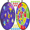 BooTaa 29" Large Dart Board for Kids, Kids Dart Board with Sticky