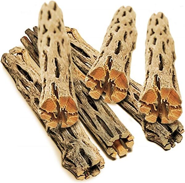 SunGrow Leopard Gecko Cholla Wood, 5 Inches Long, 6-Pack, Create Basking Spot for Lizards and Bearded Dragons