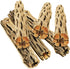 SunGrow Leopard Gecko Cholla Wood, 5 Inches Long, 6-Pack, Create Basking Spot for Lizards and Bearded Dragons