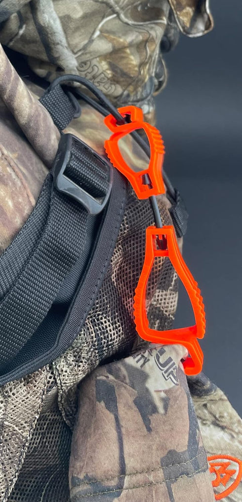 Hunters Gear Clips, 5 Pack, Secures Hats, Gloves, and Hiking Gear, Outdoor Accessories, Made in the USA