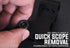 Monstrum Offset Cantilever Dual Ring Scope Mount, 1 inch Diameter
