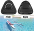 X AUTOHAUX D Ring Patch 4pcs PVC Stainless Steel Triangle Shape Pad for Inflatable Boat Kayak Canoe Deck