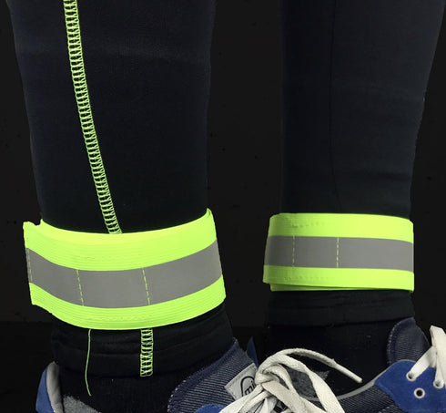 Reflective Bands for Night Walking - Arm, Wrist, Ankle Bands for Runners and Cycling Gear