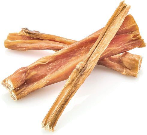 Best Bully Sticks 5-6 Inch 100% Natural Beef Bladder Sticks Dog Treats, 30 Pack - Single-Ingredient Dental Health