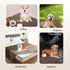 gogobunny 100% Double-Sided Waterproof Dog Bed Cover, Pet Blanket for Furniture Protector, Reversible (30x30 Inch (Pack