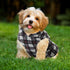 4 Pieces Winter Fabric Dog Sweater with Leash Ring, Fleece Vest Pullover Jacket for Small Dogs and Cats