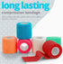 Vet Wrap - Pack of 6, 2 inch x 5 Yard Rolls, Self Adherent Wrap Cohesive Compression Bandage for Dogs, Cats, Horses