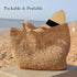 Surblue Straw Summer Hat, Women's Floppy Sun Hat with Wide Brim and Bow