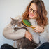 TAKAVU Two-Sided Dog Cat Grooming Brush - Multi-purpose Pet Brush for Loose Hair, Dirt, and Healthy Coat