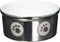 Ethical Pet Products Stoneware Paw Print Dog Dish, 5-Inch, Titanium