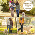 Guiding Star Leather Dog Leash 5ft, Heavy Duty Braided Handmade Leather for Large & Medium Dogs (5ftx3/4inch, Brown)